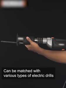 Electric Drill Adapter with Superior Multi-Angle Cutting