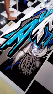 STIKER DECAL MOBIL CANTER ENGKEL DESAIN SUKA-SUKA