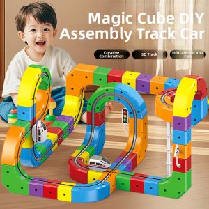 MLZH | Magnetic Educational Assembly Train Track Set