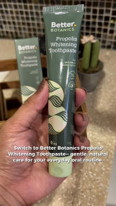 Better Botanics™ Propolis Whitening Toothpaste | Gentle Cleansing and Long-lasting Freshness | 70g | Oral Health