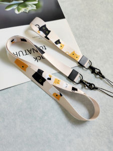 Original Cartoon Phone Lanyard Artistic High-End Retro Childrens Neck Work ID Card Camera Key Long And Short Styles