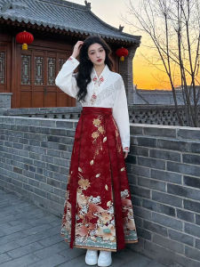 YINGKETUO | Embroidered Loose Binding Traditional Chinese Dress Set
