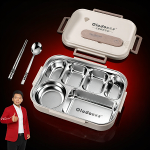 Olodo | Insulated 316L Stainless Steel Bento Box Partitioned