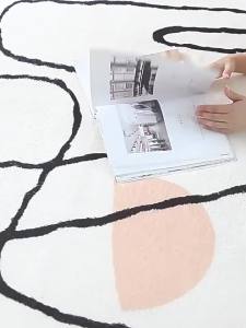 Cute Cartoon Cat Rug Thick Soft Faux Cashmere Absorbent Non-Slip Floor Mat 50x80cm 60x90cm for Bedroom Bathroom