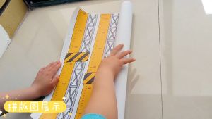 ABS Waterproof Height Measurement Kids Wall Sticker Cute Carton Animal Toddler Room Décor Pelekat Hiasan Dinding