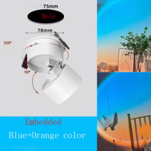 New sunset spotlight Led Down Lamp Interior Surface Mounted/recessed Ceiling Spot Lighting For Decoration Living Bedroom Hallway