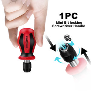 Geinxurn 3.15 Magnetic Changeable Head Manual Screwdriver Set Include Quick Change Mini Screwdriver and Bits Socket Driver Se