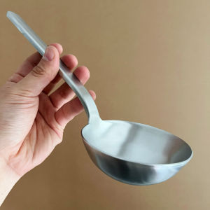 Thickened 1810 Stainless Steel Soup Spoon Large round Spoodle for Home Use Thickened Soup Spoon for Noodles And Cooking