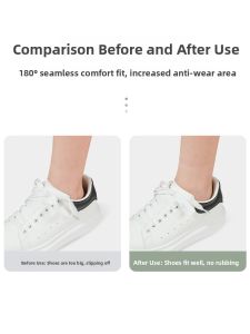 ZHIHAOEN | Anti-Fall Heel Anti-Wear Insole Shoe Size Adjustment Half Size Pad