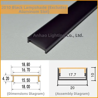 Light Block Lamp Cover Line Light LED Strip Hood