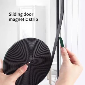 1-5 Meters magnetic self-adhesive door sealing strip Flexible Magnetic Tape for Door Window dustproof anti-collision Waterproof