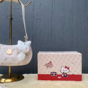 BJ69404 (DAPAT BOX) - TAS SLEMPANG HANDBAG FREE GANTUNGAN COW & KITTY TAS WANITA FASHION IMPORT MODIS ELEGAN TERMURAH TERLARIS TERBARU TAS BATAM ZCJ9404