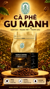 (1 Kg) CÀ PHÊ GU MẠNH - Rang Mộc Nguyên Chất 100%. (Đã bao gồm 8% VAT)