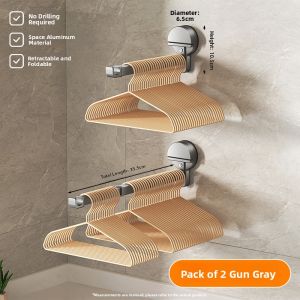 Hotata | Space Saving Foldable And Extendable Wall Mounted Clothes Drying Rack