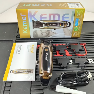 Kemei KM-1598 Electric High-Speed Hair Clipper Professional Razor For Haircut Original Rechargeable Hair Trimmer For Men