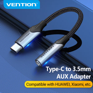 Vention Type C to 3.5mm Jack Audio Adapter Cable DAC Chip USB C to 3 5mm Jack Headphone Adapter  for OPPO VIVO HuaWei XiaoMi Oneplus Earphone Type C Jack Cable Earphone Audio Converter