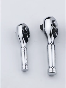 72 Teeth Quick Socket Mini Ratchet Wrench Spanner 1/4 Fly Two-way Horns Short Handle Repair Tool