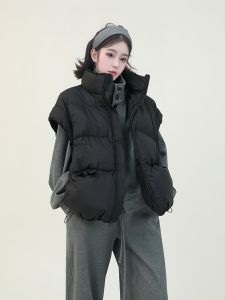 Womens down Vest Jacket Autumn Winter High-End Feelings New 2025 Outerwear Unique Beautiful Warmth Vest Commute Style