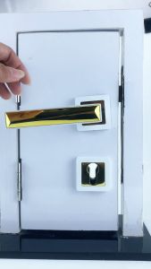 Handle Gagang Kunci Pintu Rumah Pisah Minimalis Prospero Alumunium Tebal Original FT005 906