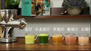 เครื่องคั้นน้ำแยกกาก เครื่องคั้นน้ำวีทกราสสแตนเลส เครื่องคั้นน้ำแยกกากผลไม้ แสตนเลส304แบบมือหมุน หนีบกับโต๊ะ 🍒🍋🍊มีพร้อมส่ง