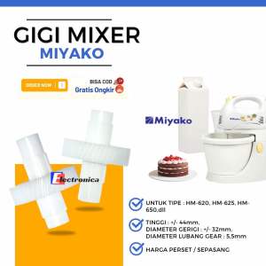 Set Gigi Mixer Miyako / Gear Plastik Mixer Miyako / Gigi Mixer Miyako HM620 HM625 HM650