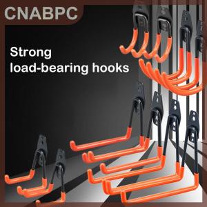 CNABPC Nhiệm Vụ Nặng Nề Kim Loại Móc Nhà Để Xe Tổ Chức Wall Mount Xe Đạp Móc Móc Treo Tường Chống-Trượt Lưu Trữ Móc Cho Thang Vườn Công Cụ
