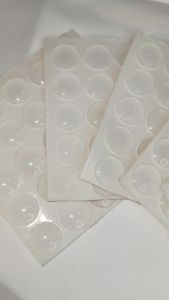 Sticker Silikon Penahan Bantingan Pintu Lemari / Laci Bumper Anti Slip Peredam Benturan Bantingan-25Pcs