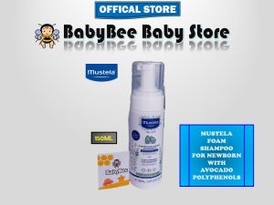 MUSTELA Foam Shampoo for Newborns for All Skin Types (150ML / 5.07fl.oz)