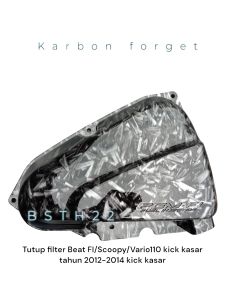 TUTUP FILTER BEAT FI 2012-2014 /SCOOPY-FI/VARIO-FI /KICK KASAR KARBON FORGET REALLFICT