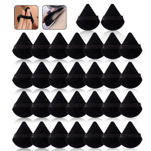 30PCS Makeup powder puff non-sticking powder dry and wet dual-purpose triangular setting powder puff facial beauty tool