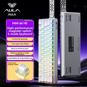 AULA | Wireless Tri-Mode Customizable Gaming Keyboard  mini60