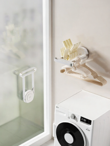 TAILI | Suction Pad Folding Clothes Hanger Hooks for Organizing