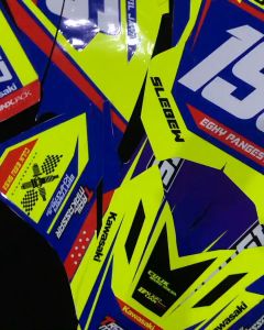 (COD) Sticker Decal KLX 150 BF Full Body Bebas Request Desain Terbaru - Sticker Variasi KLX BF Keren - Sticker Premium KLX 150 Terbaru