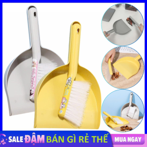 Bộ Chổi Và Ky Hốt Rác Mini Tiện Dụng – Chổi Quét Bàn Nhỏ Gọn Kèm Xẻng Hốt Bụi Treo Tường Cho Văn Phòng Bàn Thờ