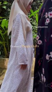 Long Outer Sifon Babydoll Bunga Premium Muat BB 60KG Terlaris 2024