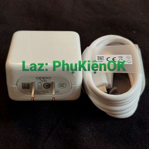 Bộ sạc nhanh 20W [VOOC 3.0] điện thoại OPPO Reno2 Reno2F Reno3 K3 A91... REALME Q X XT 5Pro... (Cáp Type-C)