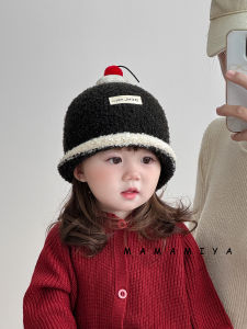 Adorable Retro Knitted Baby Hat for Boys And Girls Warm Thick Winter Cap with Cuffed Knitwear Suitable for Outdoor And Travel