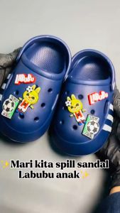 MYFEIDA - FEDOR E-051-7 SENDAL SLOP LABUBU UNTUK ANAK LAKI LAKI