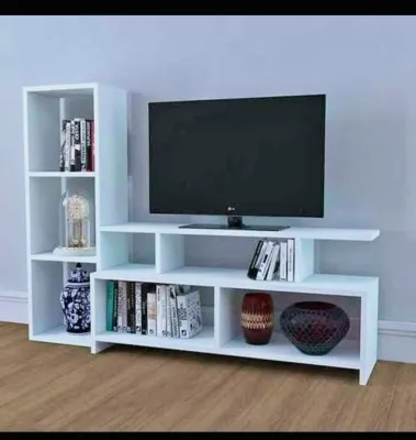 Meja tivi set plus rak serbaguna/ meja tivi plus rak serbaguna kotak/ rak tv 1 set