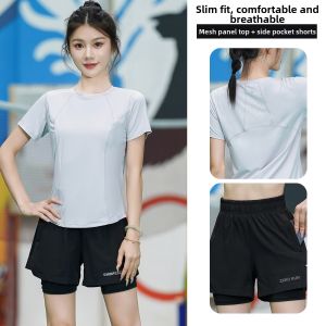 BAISILING | Oversized Breathable Summer Badminton Fitness Yoga Set