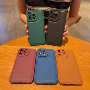 CASE LEATHER PRO Realme Narzo N53 Narzo 20 Realme Narzo 30A - Silicone Full Case with Syntethic Leather - Camera Protection - Square Edge - Multiple Colors Available (PILIH WARNA)