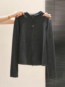 LUOSHAO | Design Sensation Half-Turtleneck Dual-Zipper T-Shirt
