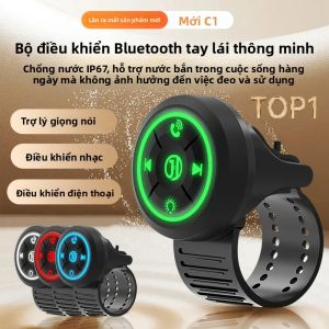 Điều Khiển Từ Xa Không Dây Trên Ô Tô 5 Phím Android Vô Lăng Điều Khiển Vô Tuyến Âm Thanh Đường Dài Đa Phương Tiện Nút Thông Minh Phụ Kiện
