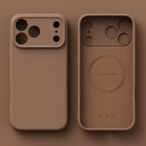 szhaiyu | For Magsafe Magnetic ShockProof Protective Phone Case For iPhone 17 Pro Max 16 15 14 13 12 Silicone Plain Back Cover
