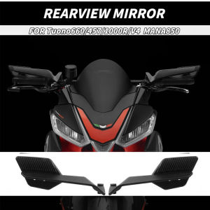 Motorcycle Side View Mirror for Aprilia Mana 850 Dorsoduro 1200 750 900 Tuono 125 660 1000 1100 Stealth Winglets Rearview Mirror