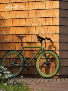 Etaly Road Bicycle Commuting Bike Gear Shifting Colorful Full Oil Disc Brake Upgrade Model Aluminum Alloy Frame Cycling Equipment