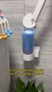 Cọ Bồn Cầu Dùng Một Lần Kèm 6 Đầu Cọ – Tay Cầm Xoay 360° Sạch Nhanh Không Dơ Tay Gọn Gàng Tiện Lợi