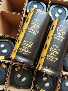 ตัวกรองอิเล็กทรอนิกส์แบบอัลลอยด์สำหรับลำโพงเสียงสูง 10000UF50V63V80V100V ใหม่ ซื้อตรงจากโรงงาน อุปกรณ์เสริมลำโพง