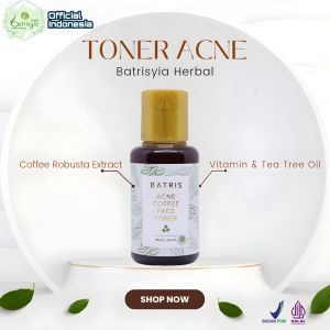 Batrisyia Acne Coffee Face Toner - Toner Jerawat Ampuh