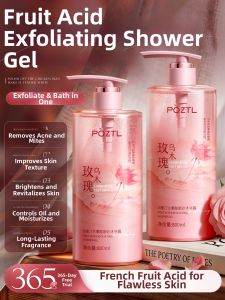 Pozitilan | Acid Exfoliating Back Acne Removing Mite Removing Oil Control Anti-Itch For Both Men and Women Long Lasting Fragrance Body Wash